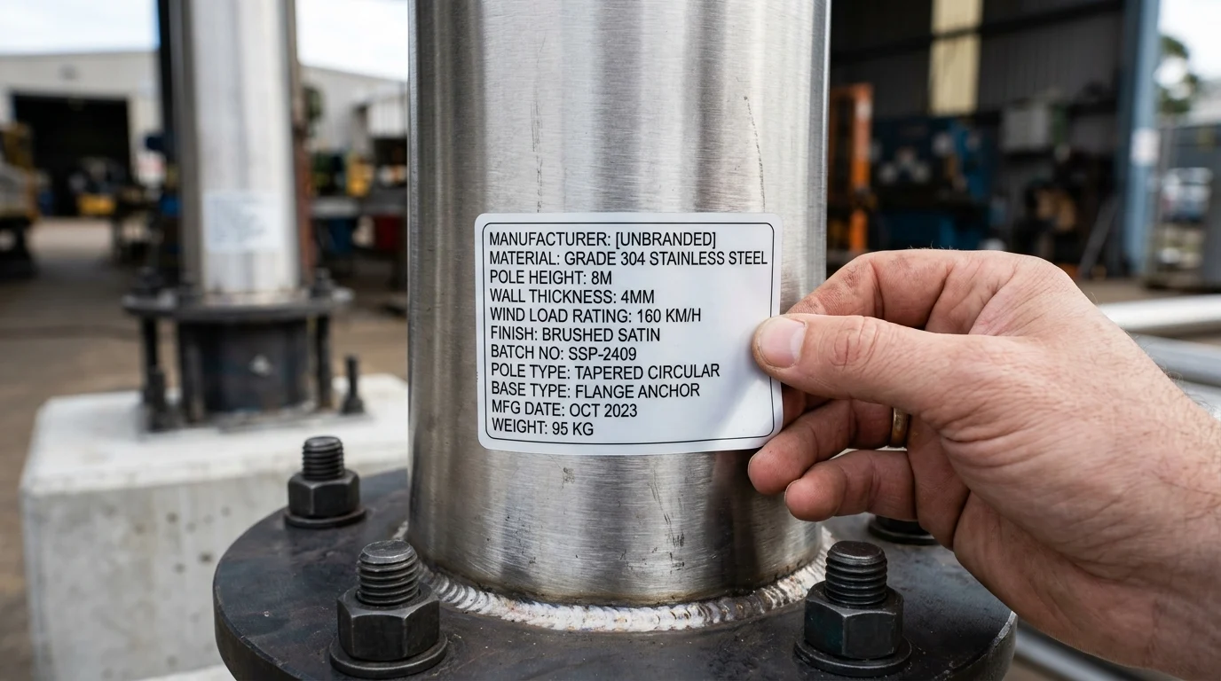 What Buyers Should Verify in Stainless Steel Light Pole Specifications