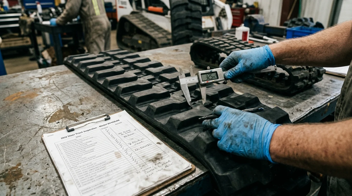DV450x86 Tracks vs Standard Skid Steer Tracks