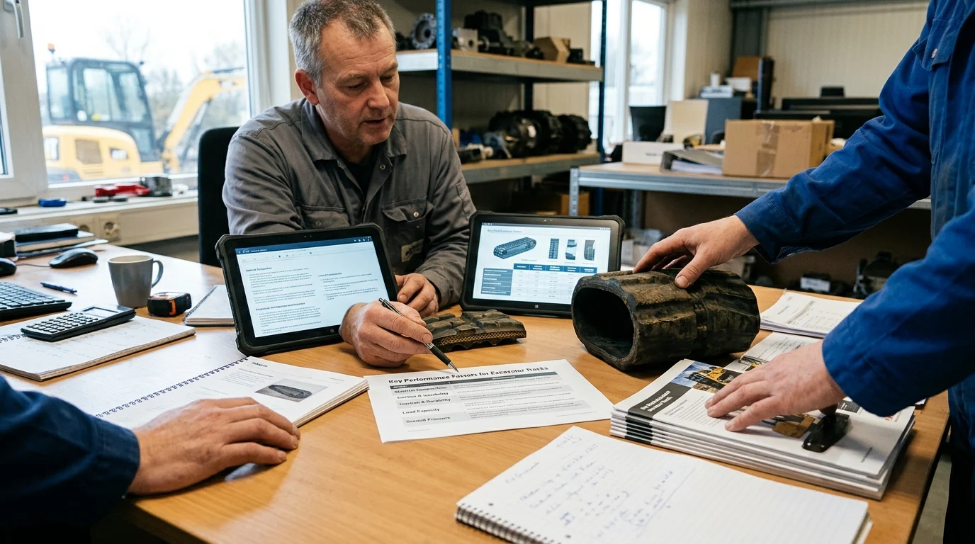 Key Performance Factors for Choosing Excavator Tracks