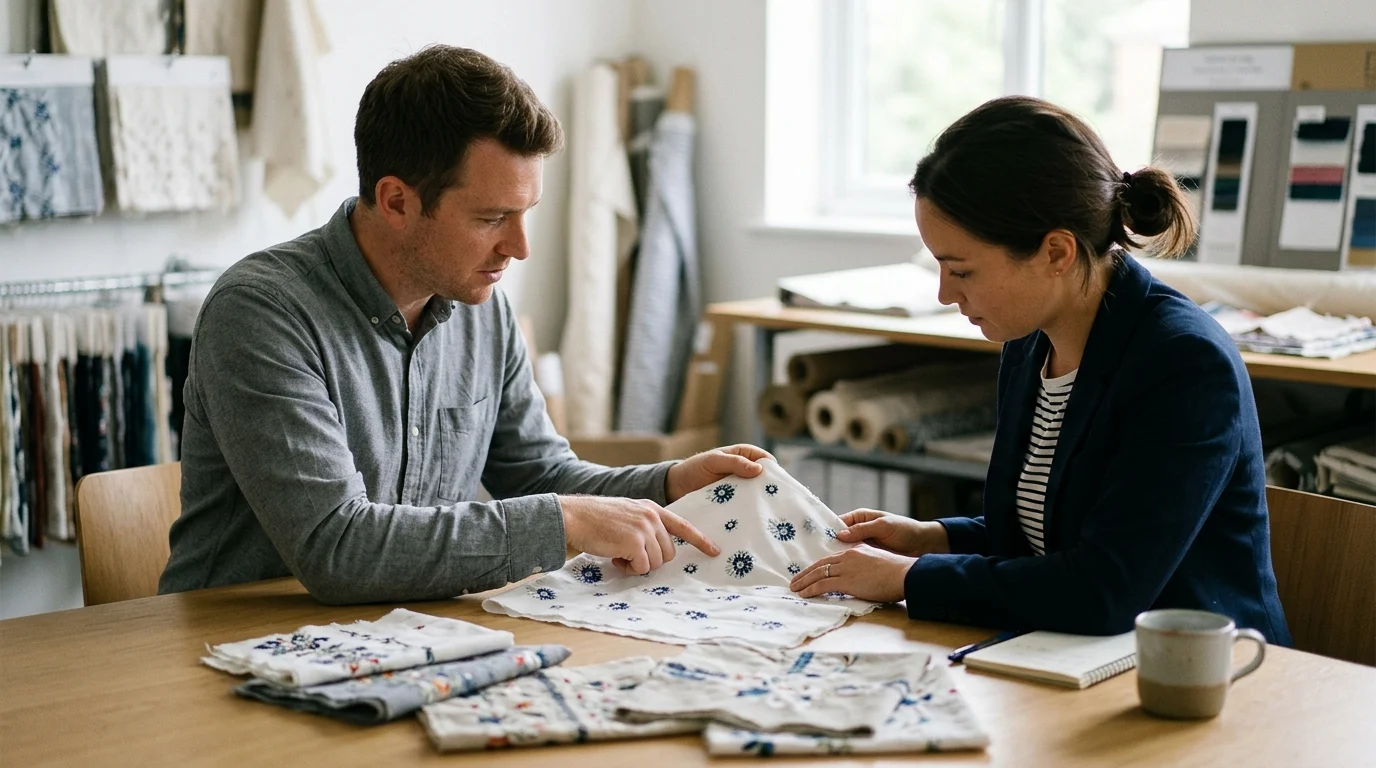 What Defines Production-Ready Cotton Embroidery Fabric