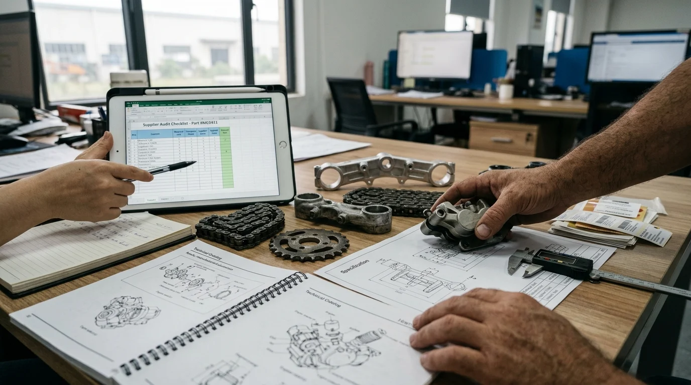 How to evaluate motorcycle parts suppliers and product fit