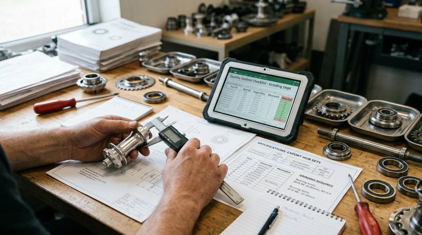 Critical Grinding Specifications for Export-Quality Bicycle Parts