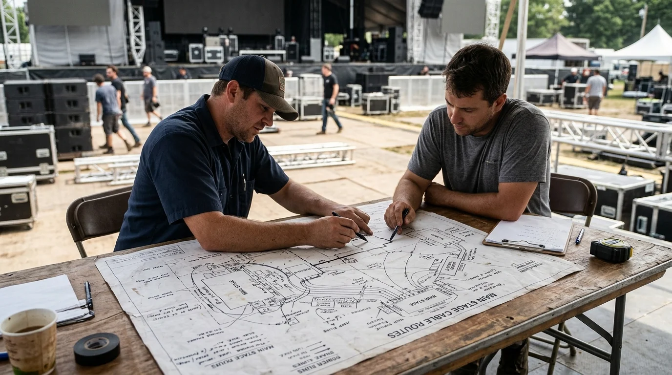 Planning Cable Paths Across the Site