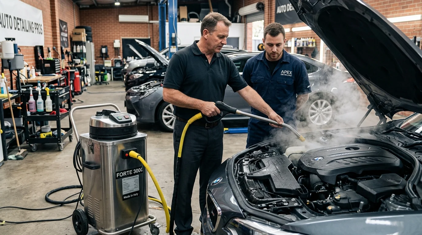 Why High-Temperature Steam Cleaners Are a B2B Opportunity in Automotive Detailing