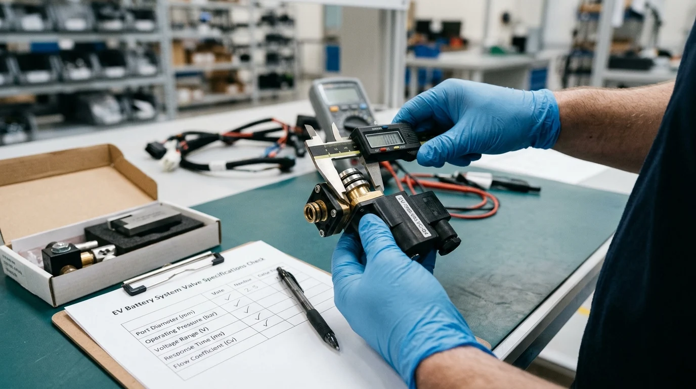Key Solenoid Valve Specifications for EV Battery Systems