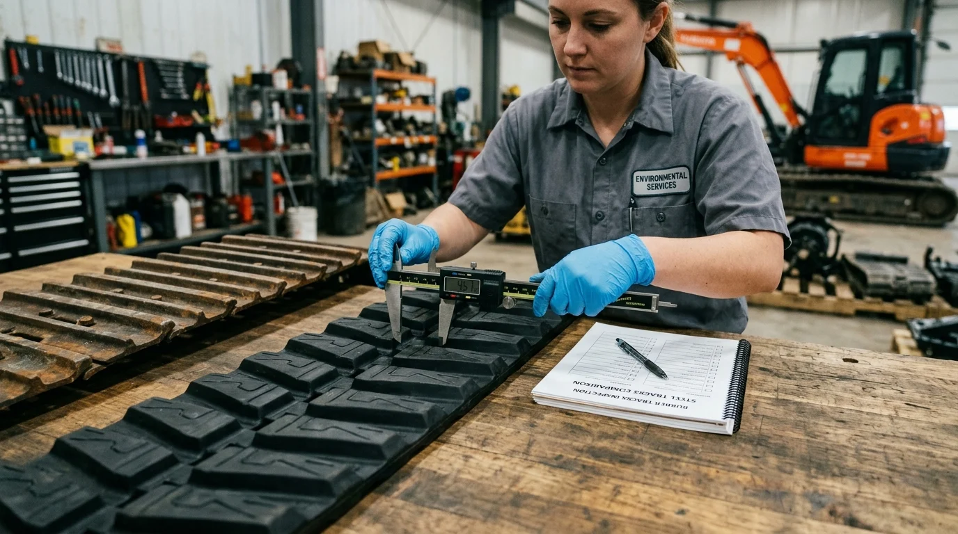 How to Compare Rubber Tracks with Steel Tracks
