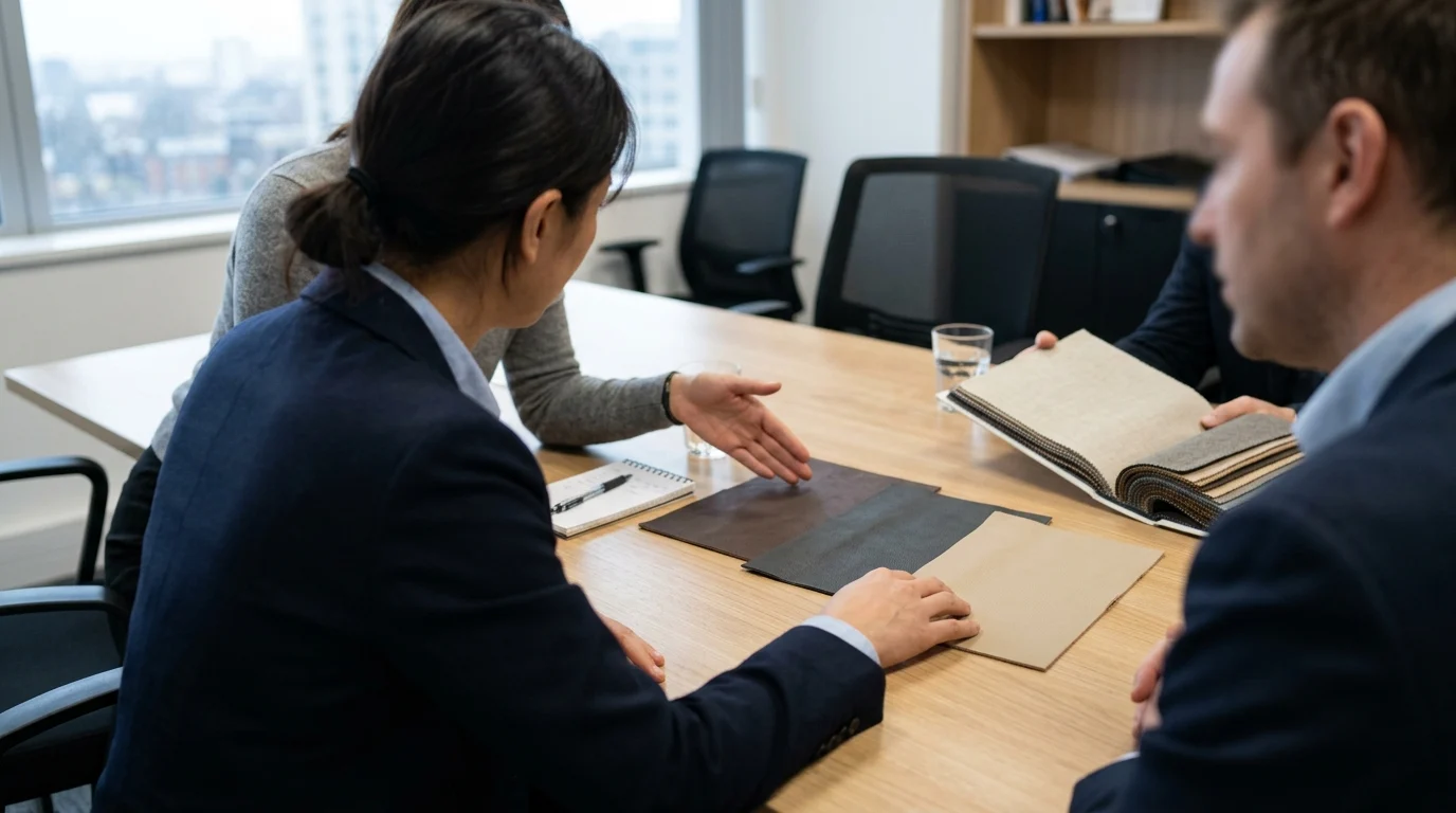 How should buyers decide when microfiber leather is the right