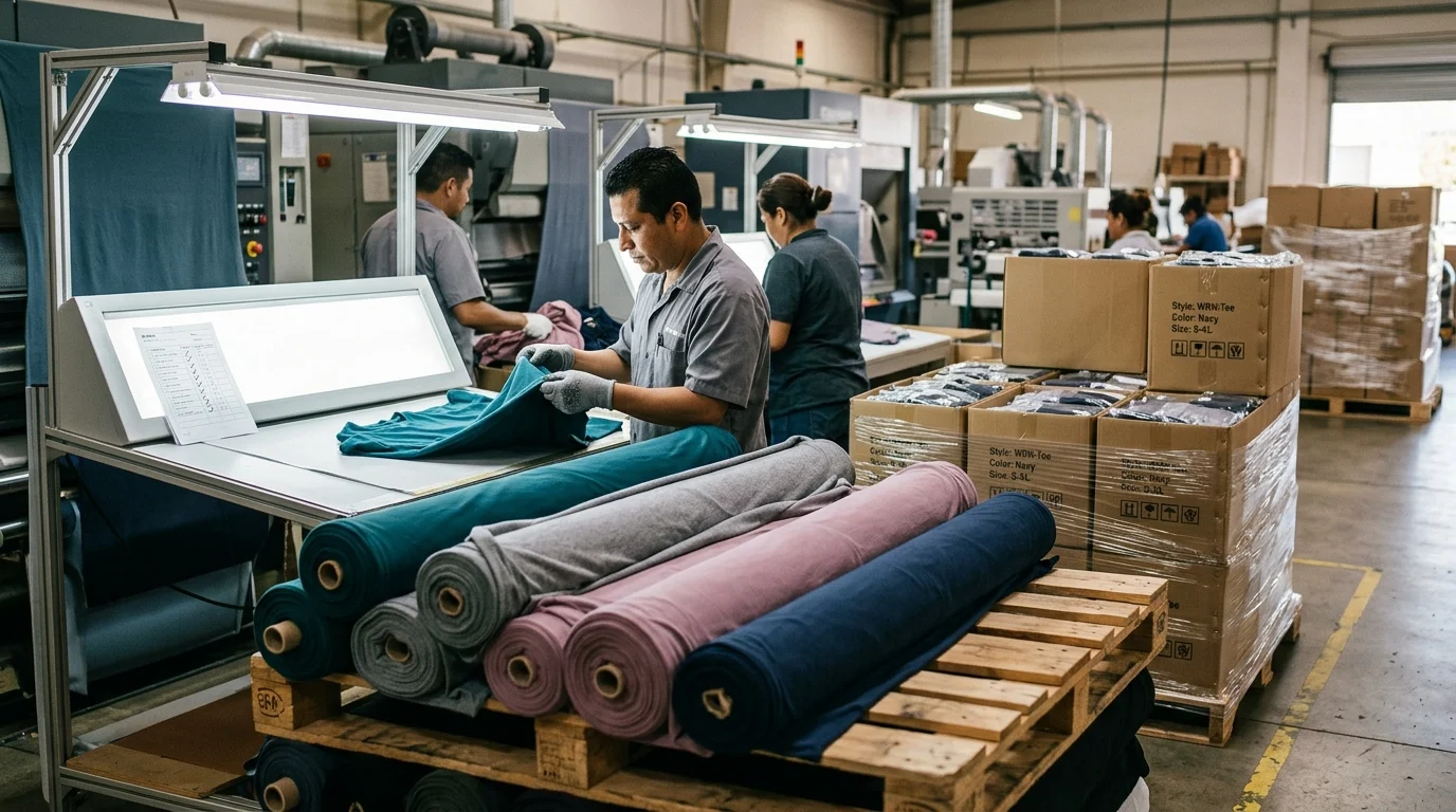 Fabric, Dyeing, and Quality Control