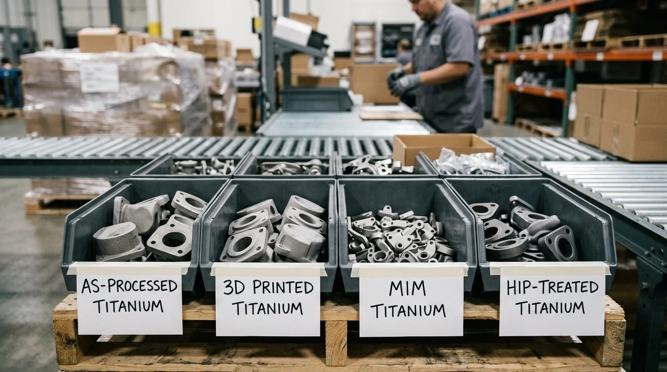 How to Compare HIP, 3D Printed, MIM, and As-Processed Titanium