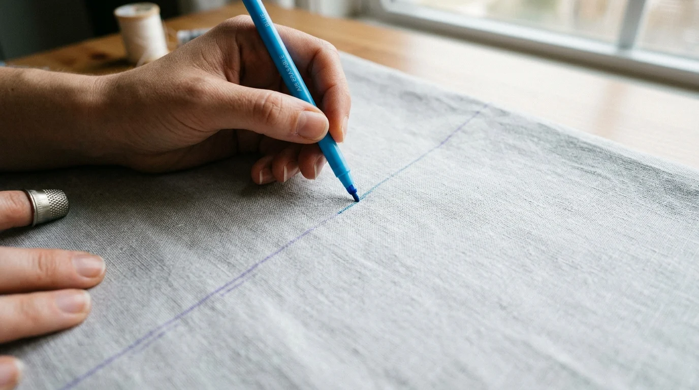 How to Use an Erasable Sewing Pen