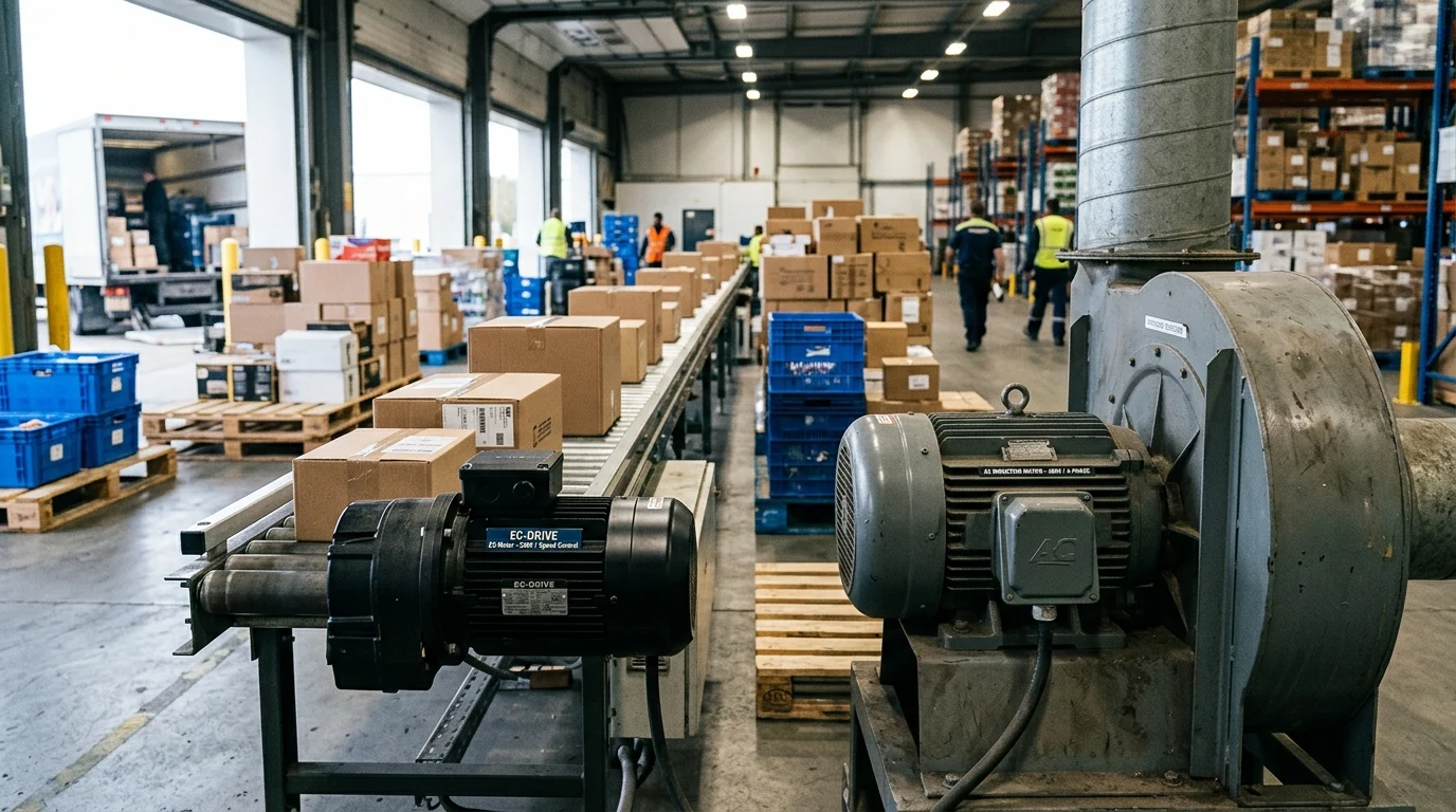 How EC Motor and AC Motor Systems Compare