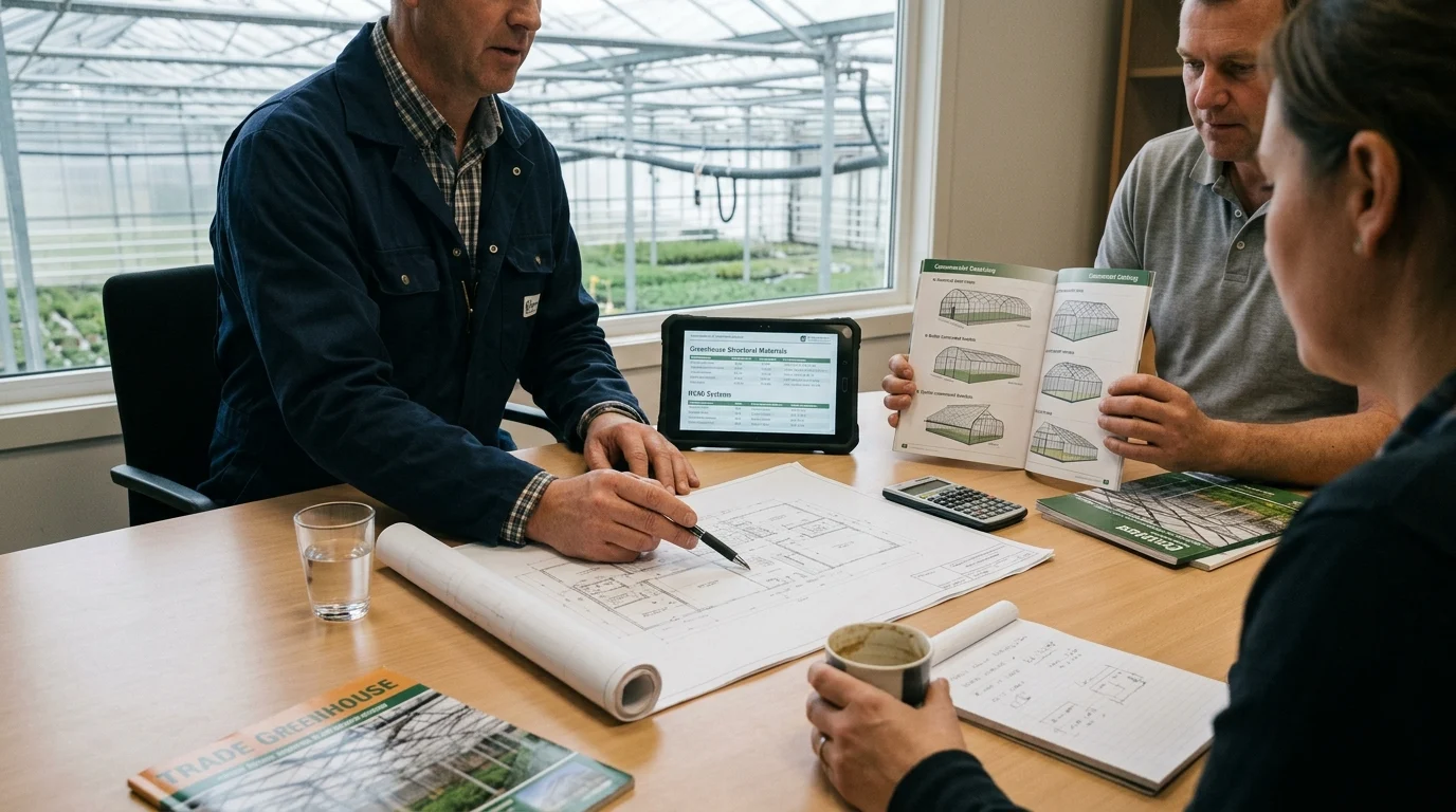 Commercial Greenhouse Types and Core Structure