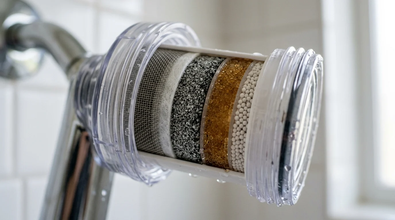How a 15-Stage Shower Filter Works