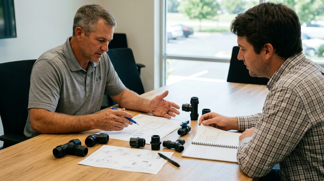 Technical specifications of agricultural irrigation fittings