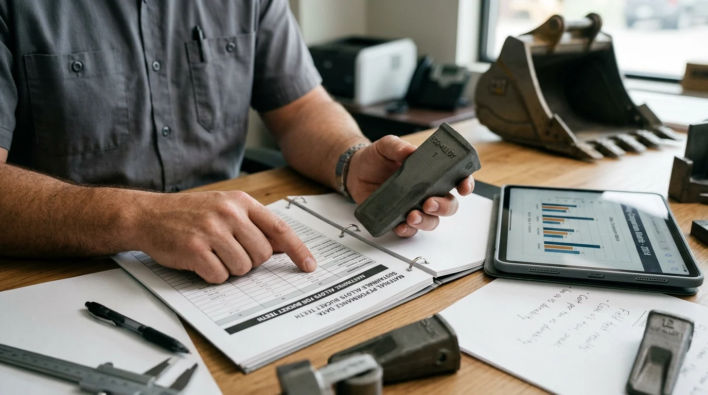 How to Evaluate Eco-Friendly Alloys for Caterpillar Bucket Teeth