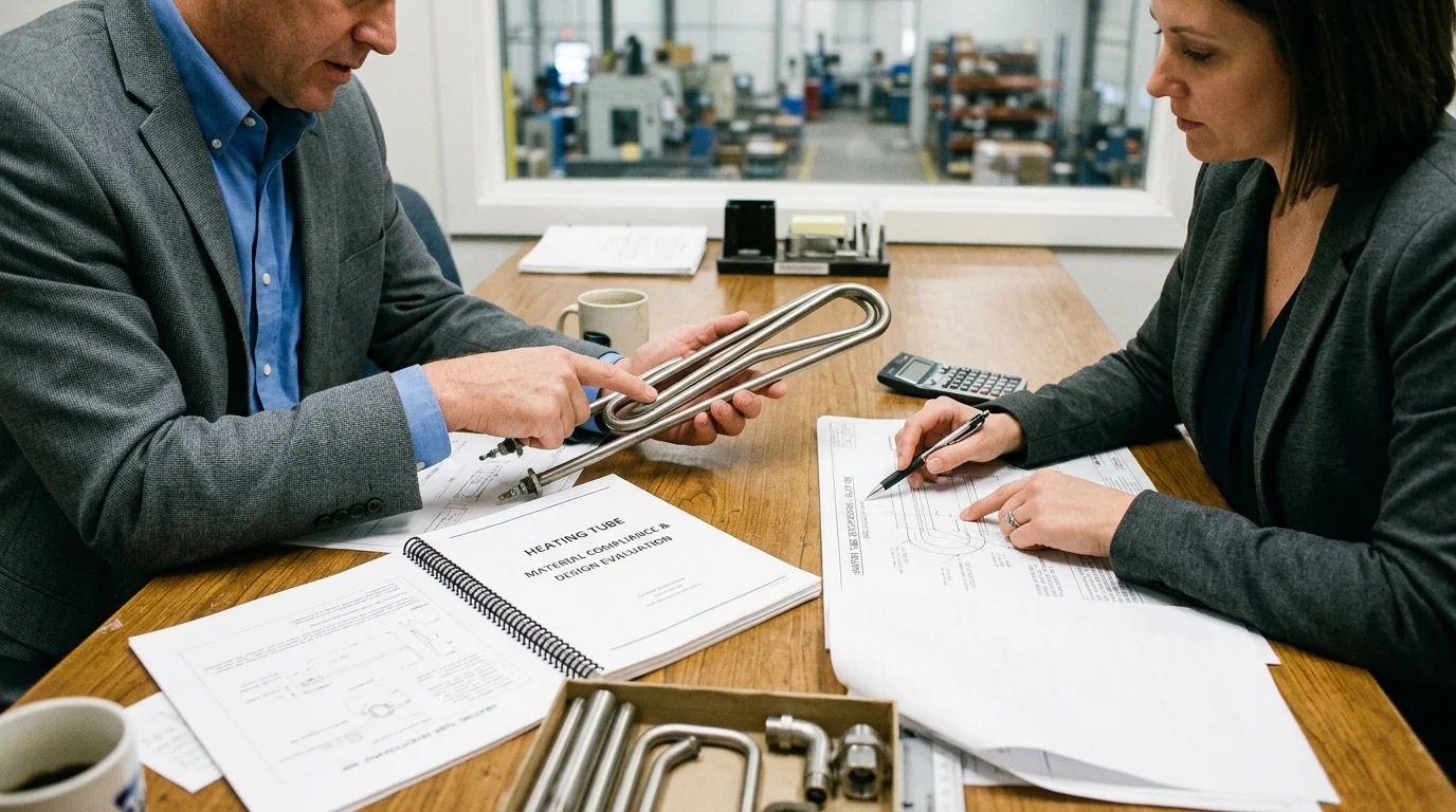 Evaluate Heating Tube Design, Materials, and Compliance