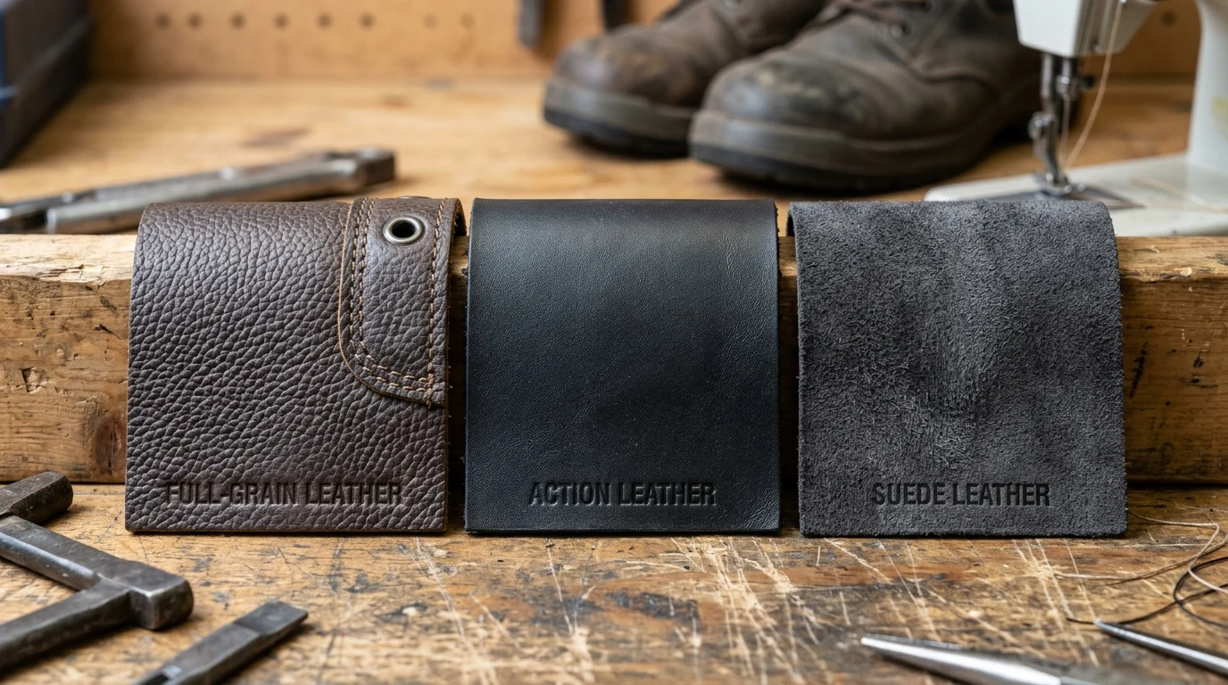 What safety shoe leather types perform best